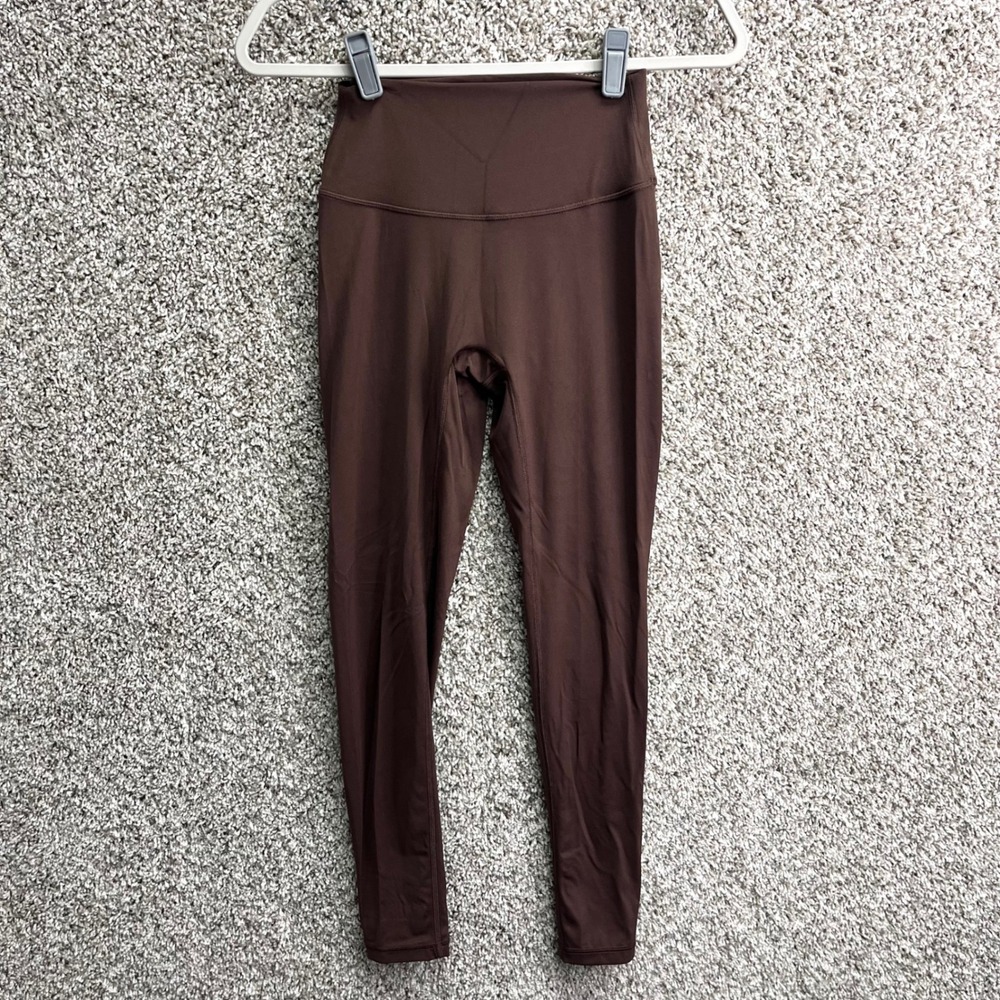 Paragon Leggings Women's Medium Brown High Waisted Ruched Booty Scrunch Athletic
